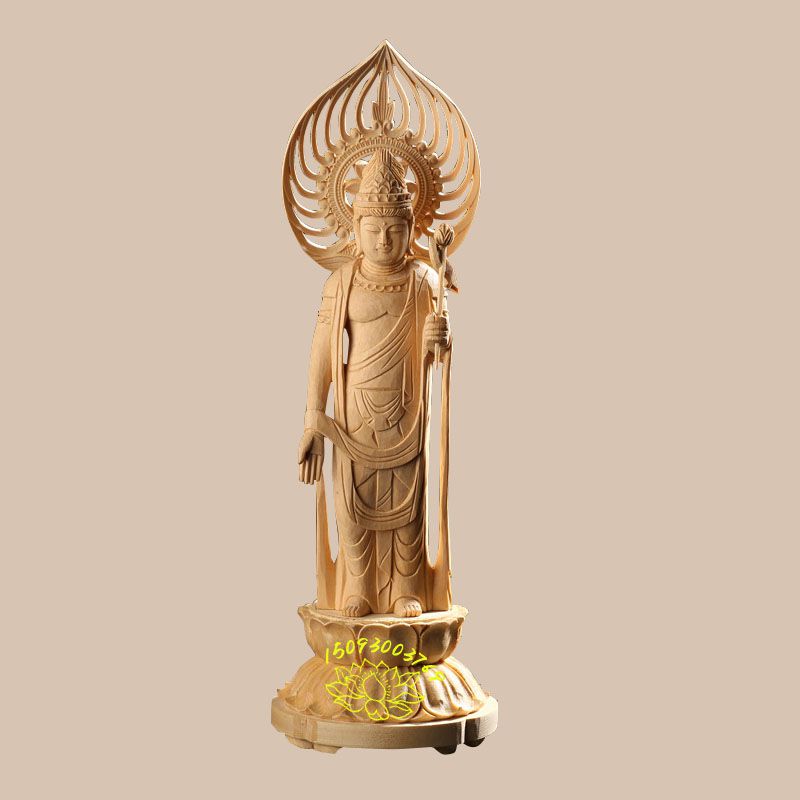莲花台青衣观音佛像 彩绘树脂佛像 送子观音佛像厂家