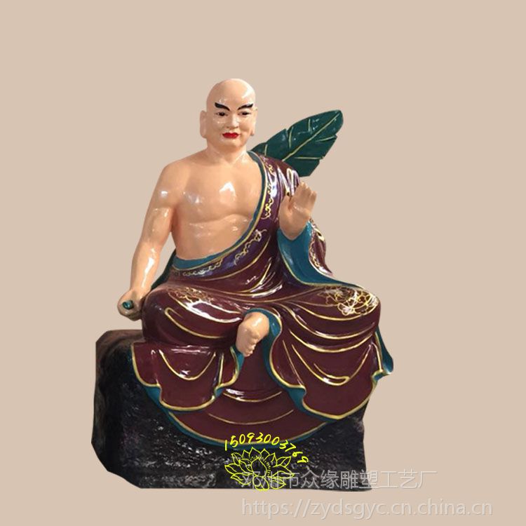 十八罗汉生产厂家 罗汉尊者寺院佛像 伏虎罗汉 芭蕉罗汉神像 四大***