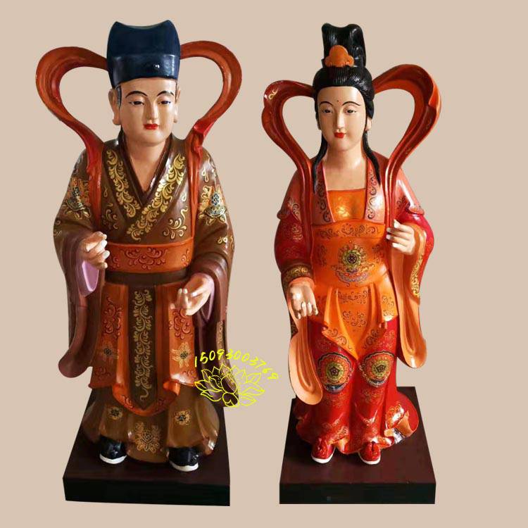 ***善财龙女神像 佛前金童玉女神像雕塑 观音菩萨神像