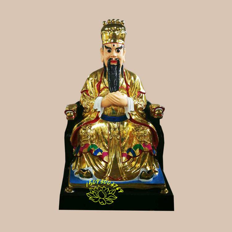 佛像批发 三眼马王爷神像 牛王爷1.4米 冉耕真人神像雕塑居家供奉佛像摆件