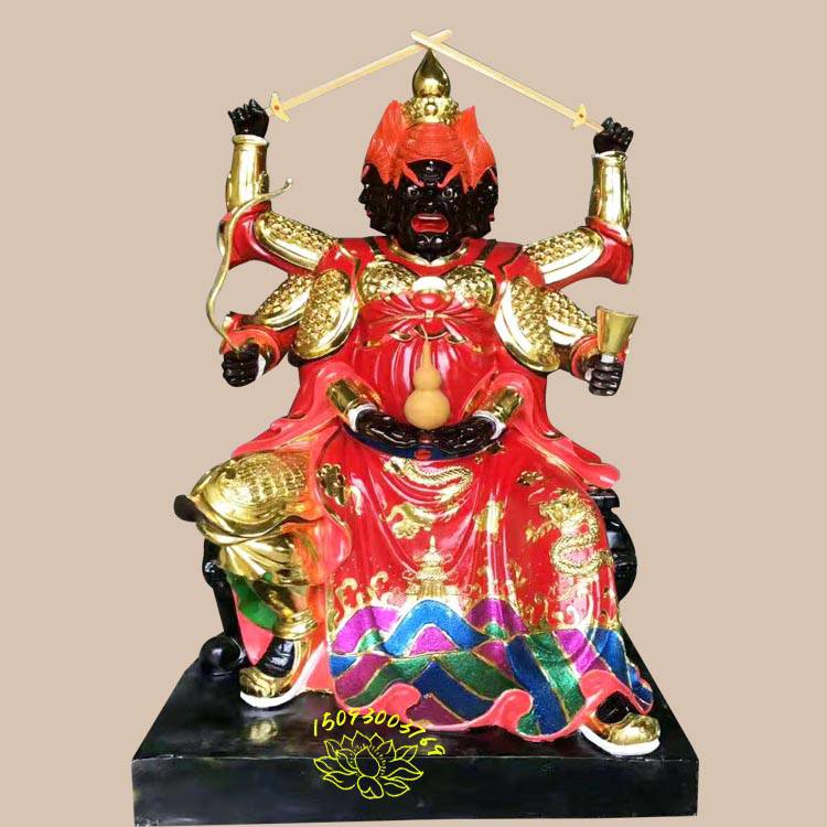 火灵圣母神像图片大全 南方火帝君 火德星君神像