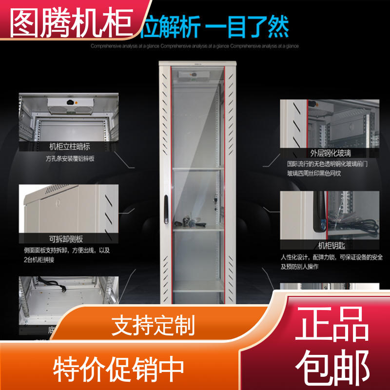 标准19英寸 正品包邮 设备机柜 G26632 图腾TOTEN