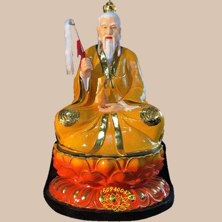 通天教主神像雕塑 河南品牌佛像厂家供应 太上老君神像 姜子牙塑像