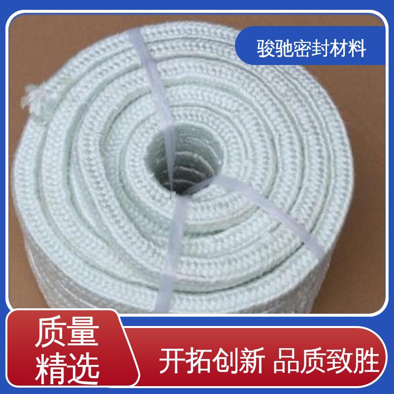 骏驰密封材料 工业设备用 厂家供应 纯玻璃纤维盘根