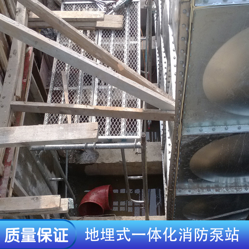 施工周期短 消防箱泵一体化泵站 现场安装调试 金泽供水