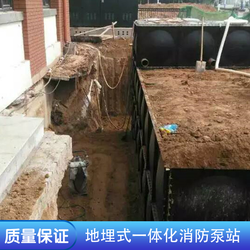 金泽供水 生产厂家 地埋箱泵一体化泵站 钢结构设计