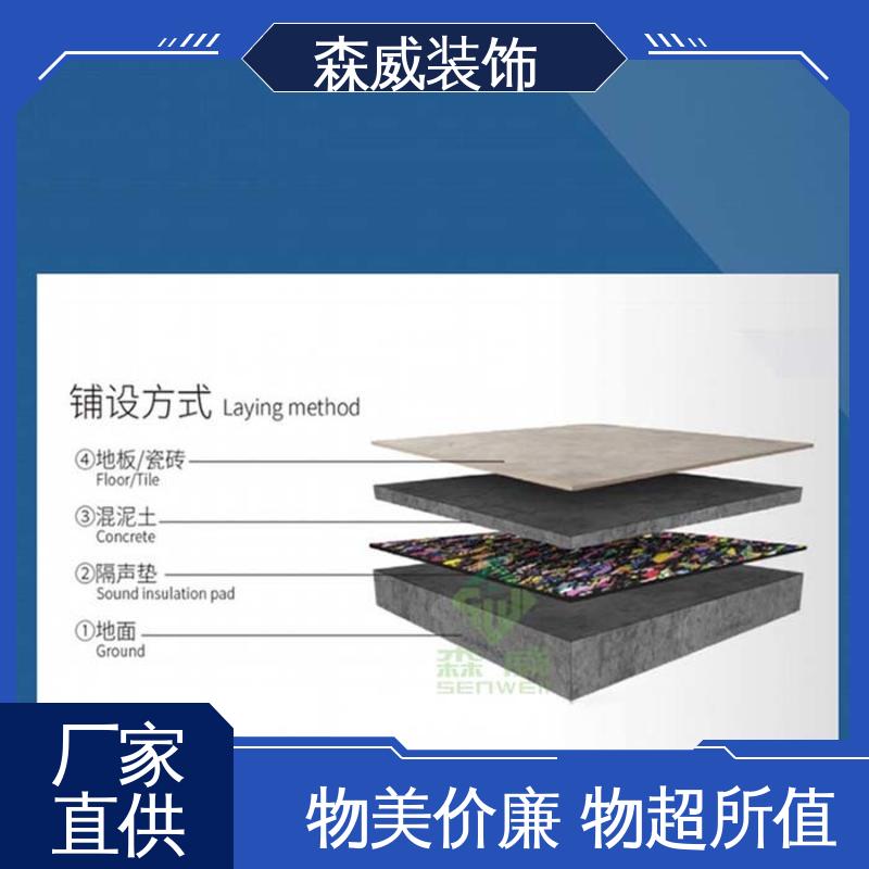 颗粒 符合技术使用要求 无毒无味 单面凹发泡橡胶减震垫板 森威