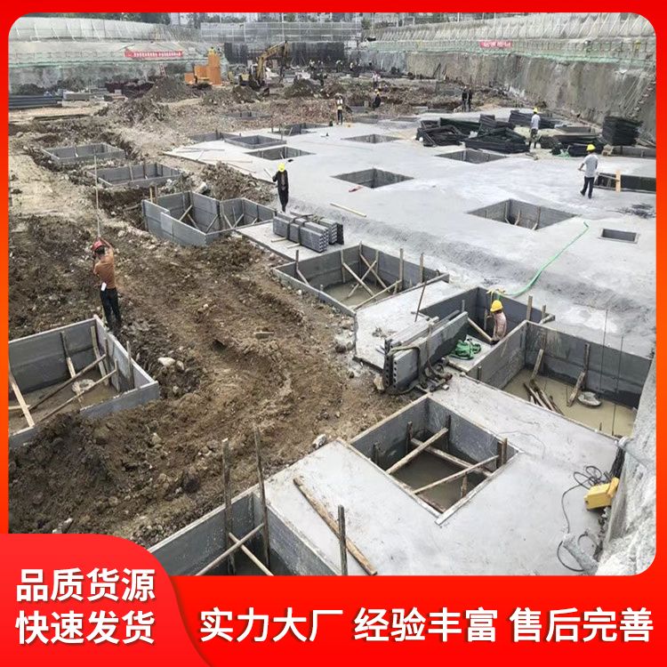  筏板基坑砖胎膜砌筑供应 安装方式拼接 不易变形 生产厂家