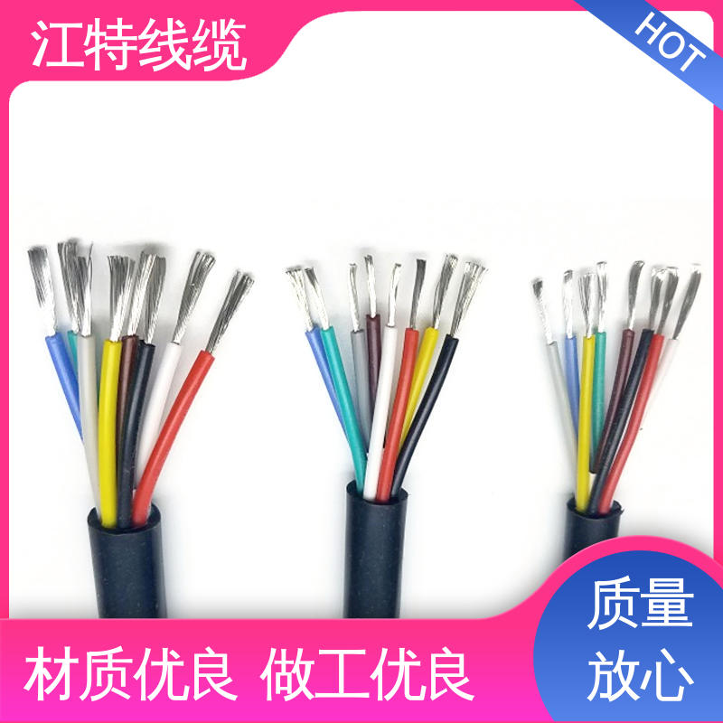 江特线缆 绞合镀锡铜线导体 弯曲性能好 可批发 硅橡胶电缆