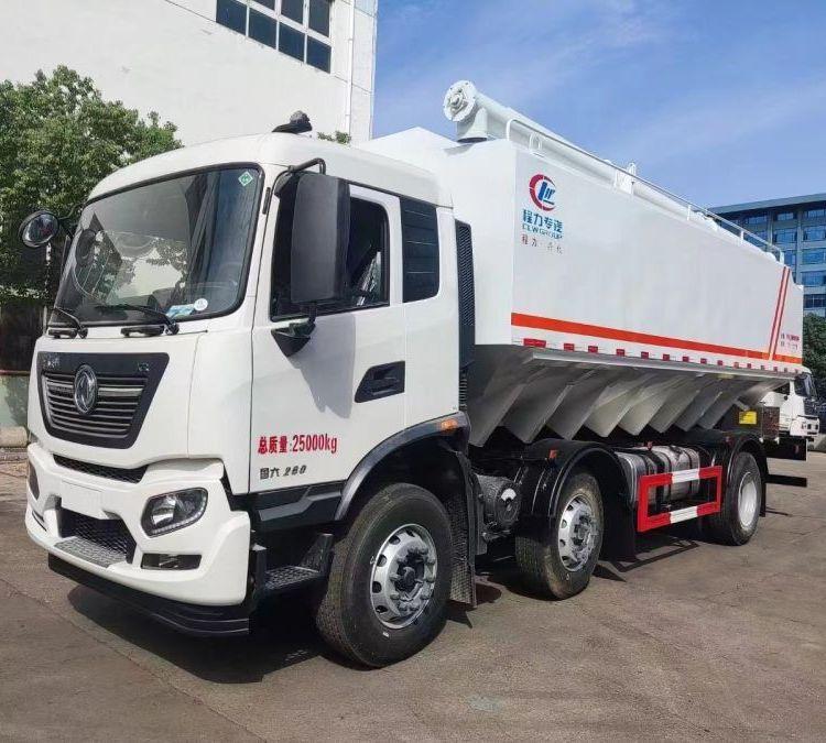 国六陕汽猪饲料运输车 12吨 16吨 20吨 30吨 散装颗粒运送车 爬坡力大