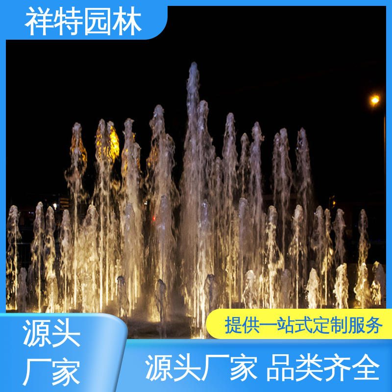 公园水景设备 喷射高度可控 小型音乐喷泉 运行平稳 祥特园林