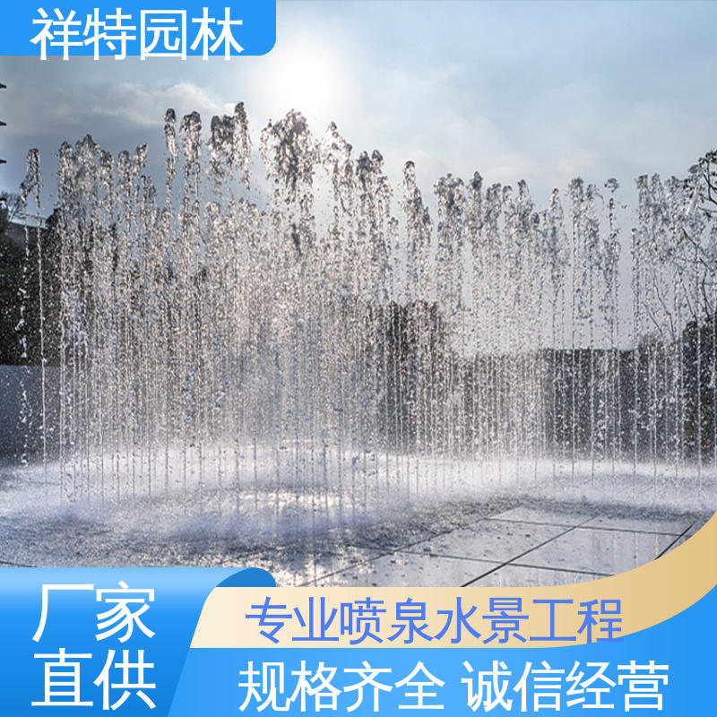祥特园林 多年经验 景区喷泉 喷射高度可控 水景工程施工
