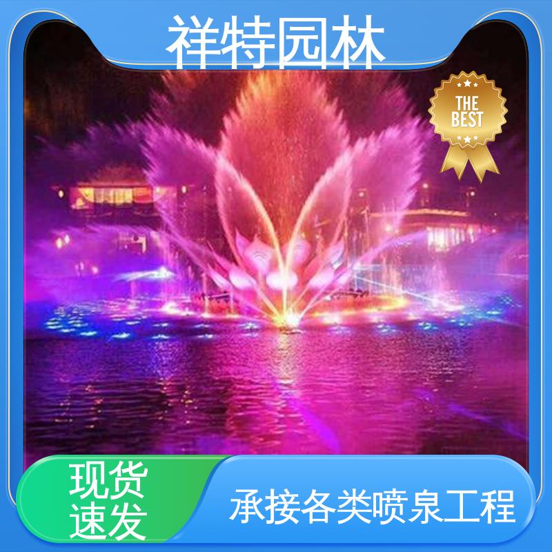 祥特 公园水景设备 贴心售后 可调万向直射 水帘瀑布