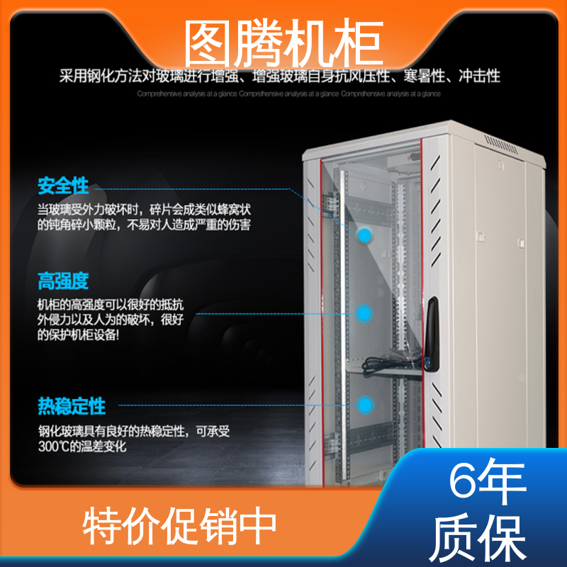 图腾TOTEN 全国一件代发 设备机柜 标准19英寸 G28042