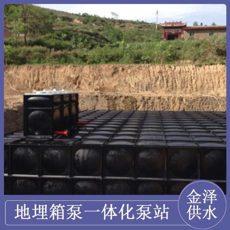 现场安装调试 结构稳固 消防箱泵一体化泵站 金泽供水