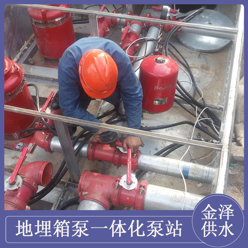 现场安装调试 地埋式箱泵一体化 加工定制 金泽供水