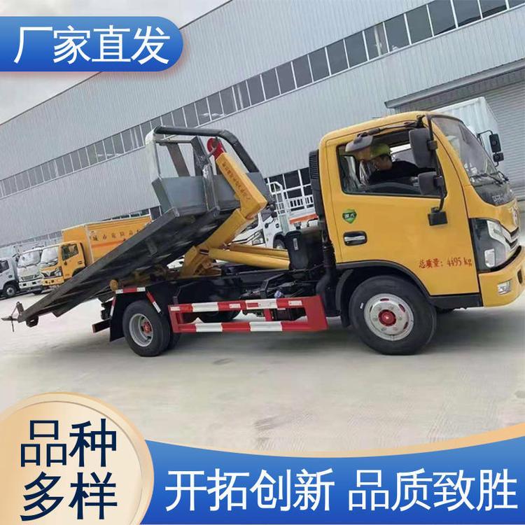 东风 车厢可卸式清运车 钩臂垃圾车 国六8方 可下地下室