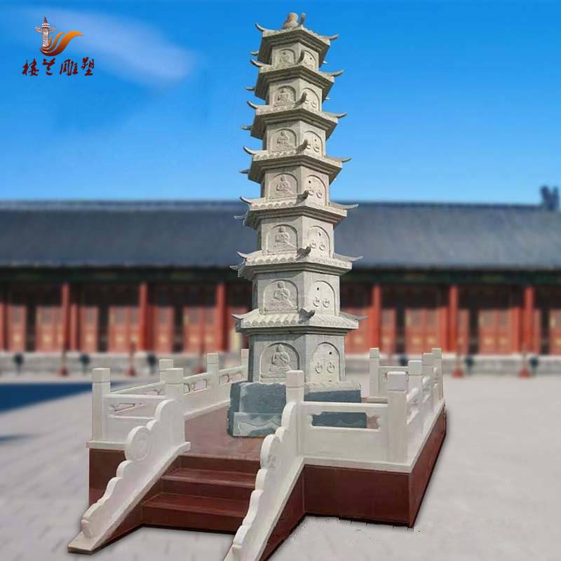 大理石文昌塔 村头祠堂青石雕刻广场寺庙石雕塔