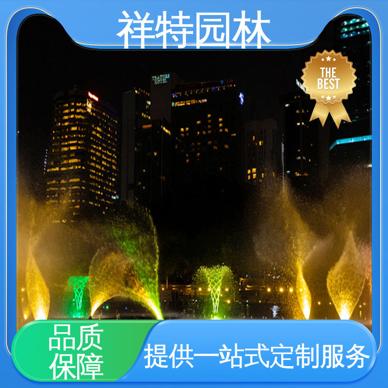 祥特园林 音乐喷泉公司 激光水幕电影 维护方便 工艺精良