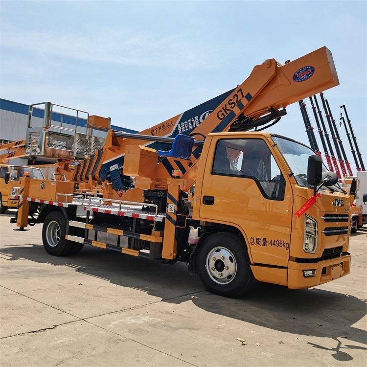 江铃31米高空作业车 全自行式升降机 移动登高机 电动液压升降平台