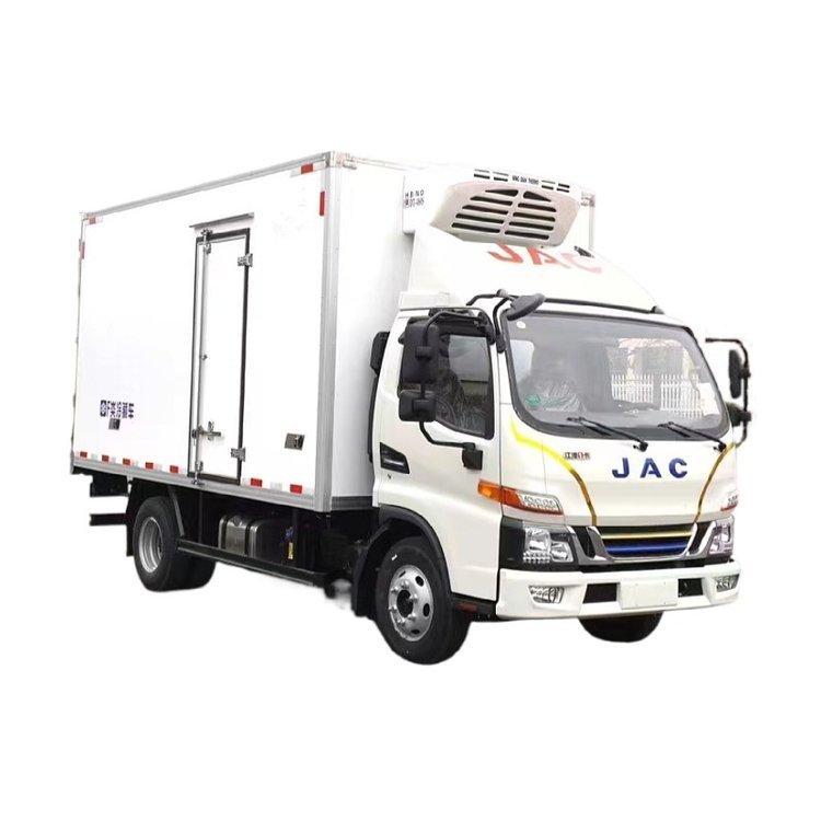 江淮聚宝盆油电混动冷藏车 绿牌4米2冷链货车 油电混合 续航1000