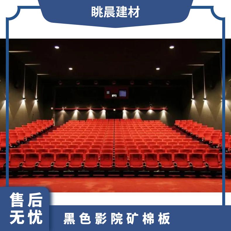 供电影院剧院主题餐厅吊顶墙面黑色板 600*600矿棉板天花板