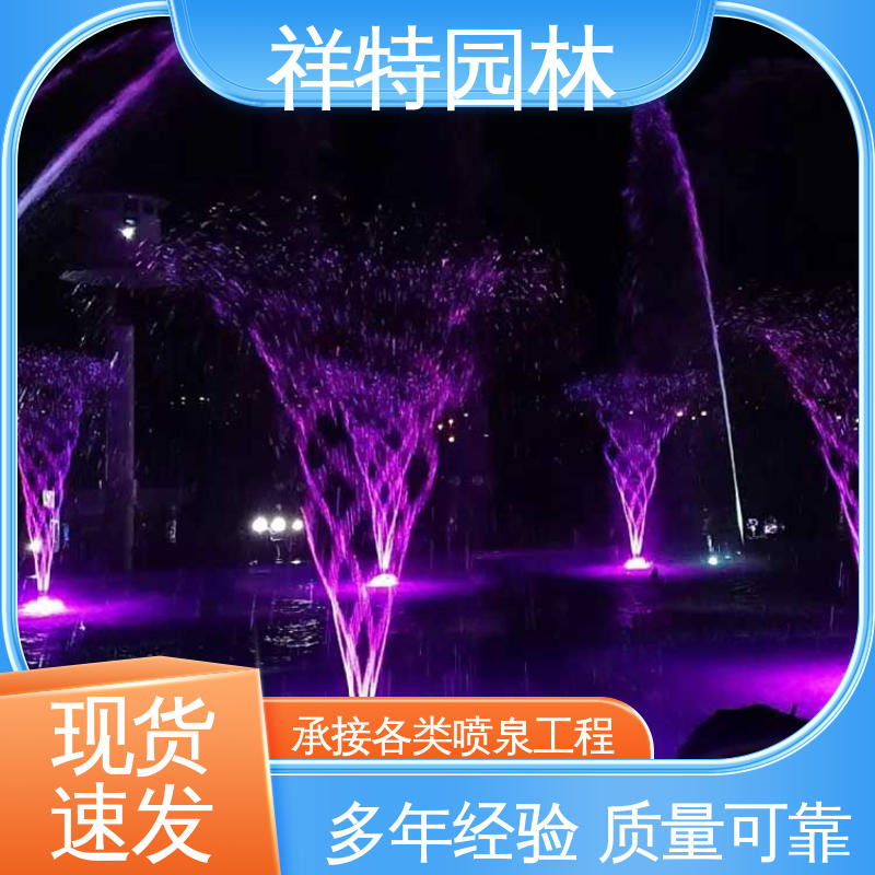 操作简单 公园水景设备 河坝音乐喷泉 远程指导 祥特园林