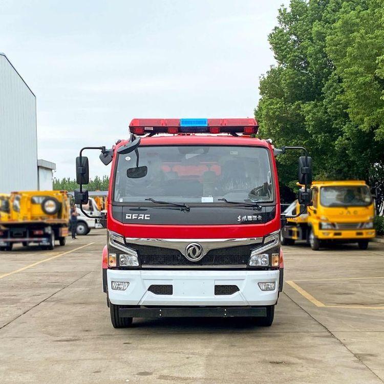 4吨东风F7水罐消防车 90米高炮水车 抗腐蚀达到密封要求