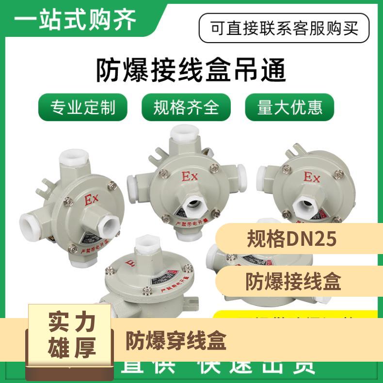 接线DN20角通吊6分G3/4铝合金材质 铸铝 型号BHC 防爆线盒