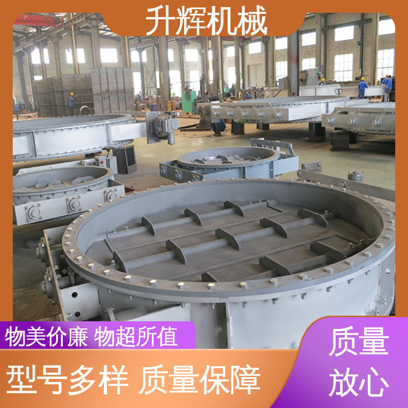 电动百叶圆式阀 按需定制 圆口方口可选 烟风道 升辉机械