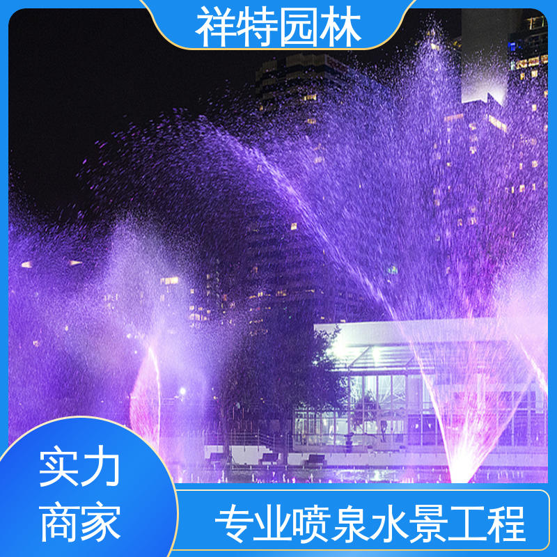 祥特园林 大型广场水幕景观 专业音乐喷泉设计 款式多样 造型优美