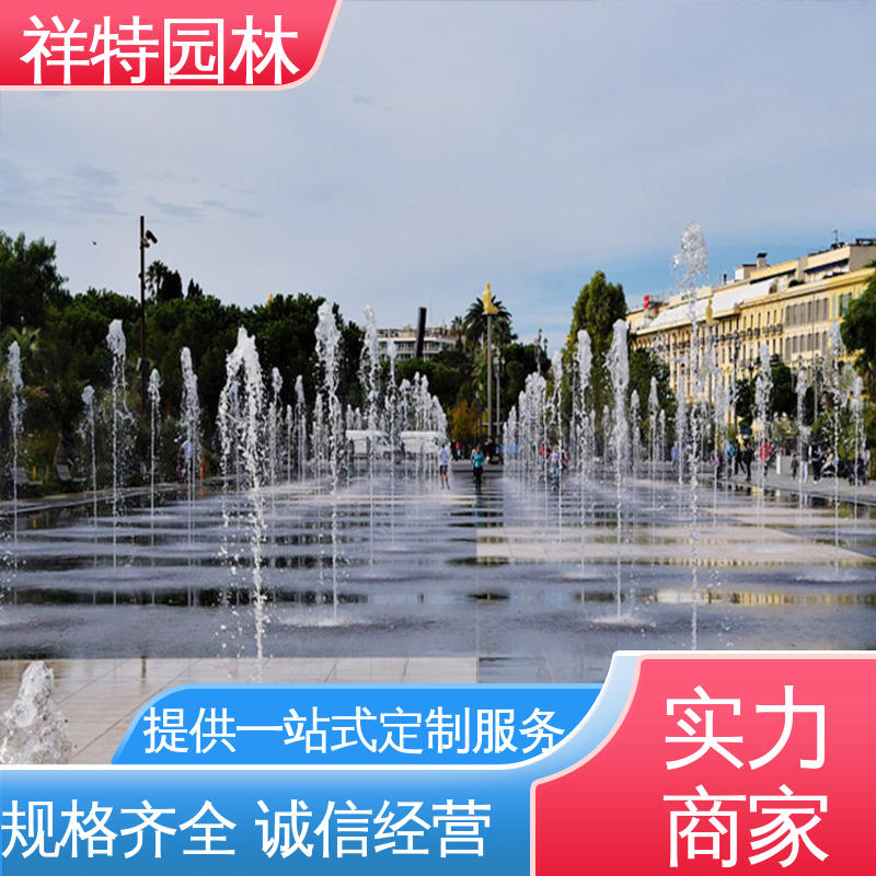 水池音乐喷泉 贴心售后 七彩灯光排列 减少尘降气温 祥特园林