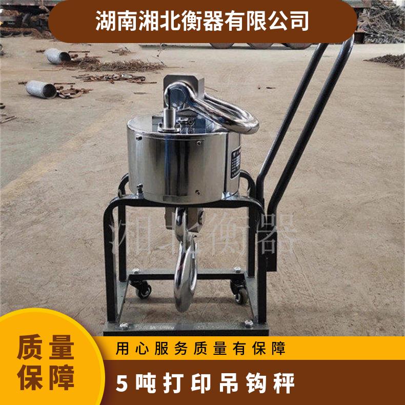 天津5吨打印吊钩秤 型号OCS-5T天车塔吊秤 5000kg无线电子吊磅