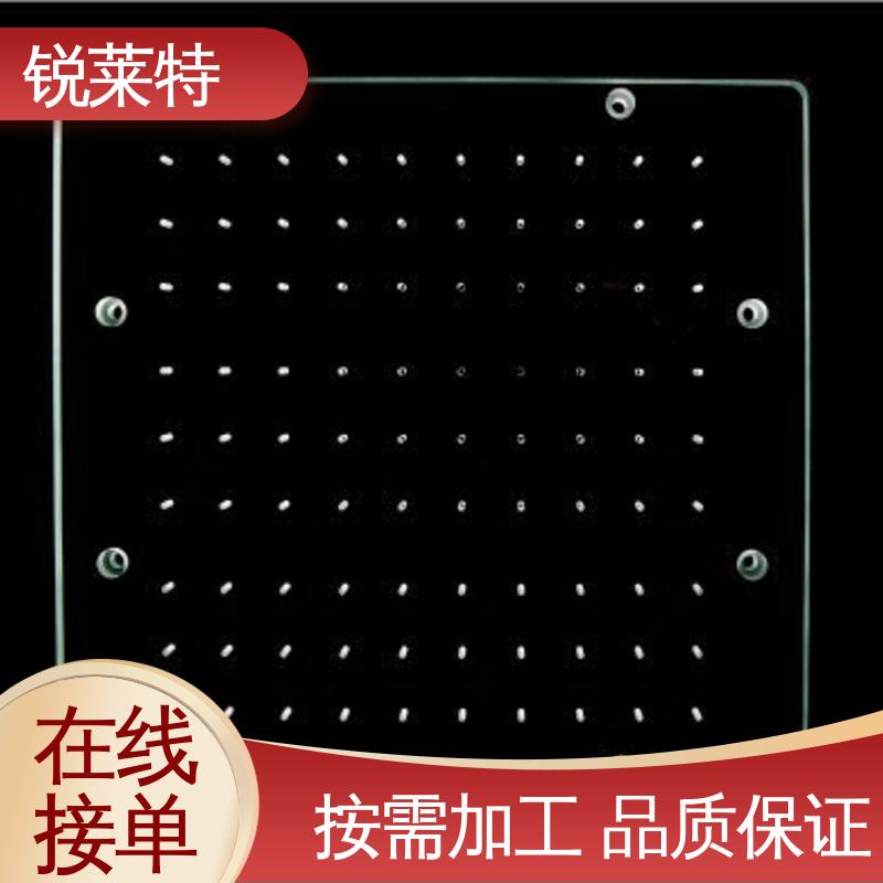 锐莱特 精密加工 崩边0.08mm 实验室 玻璃管打孔