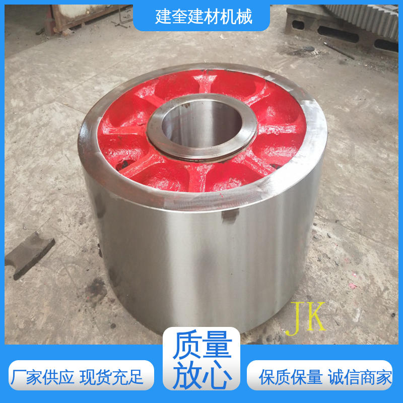 厂家供应 耐高温铸件 可来图加工 冷却机托轮 建奎建材