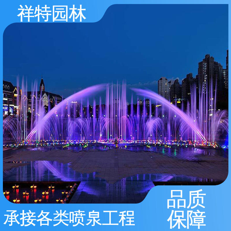 祥特园林 程序电脑控制 运行平稳 公园水景设备 音乐喷泉设计