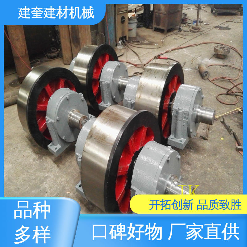 耐高温铸件 可来图加工 烘干机托轮 性能可靠 建奎建材