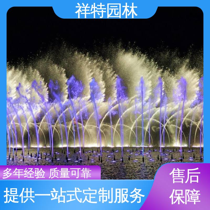 祥特 湖排音乐喷泉 款式多样 广场公园水景 可调万向直射
