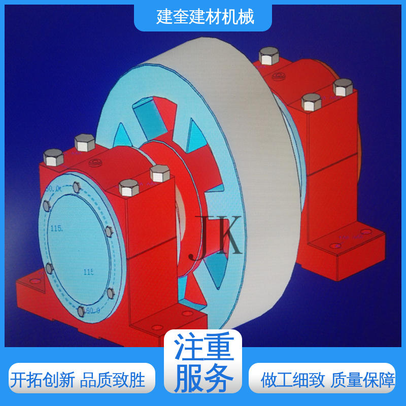 转动顺畅 干燥机托轮 生产线配置 结构简单 建奎建材