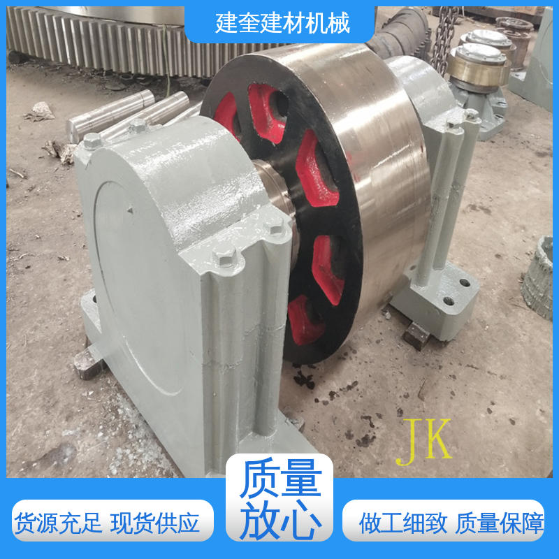 建奎建材 回转炉托轮 材质优越 托辊总成配件 经久耐用