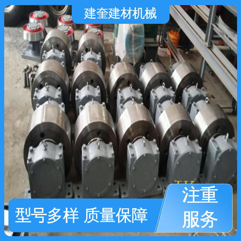 生产线配置 结构简单 转动顺畅 回转炉托轮 建奎建材