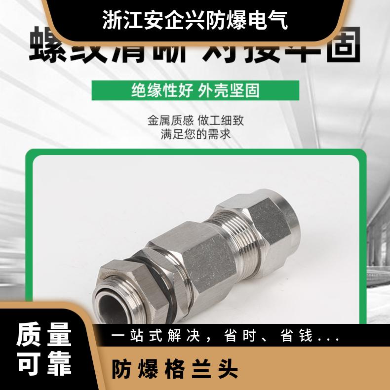 304不锈钢2寸DN50格兰头 型号BDM G螺纹 防爆等级IIC
