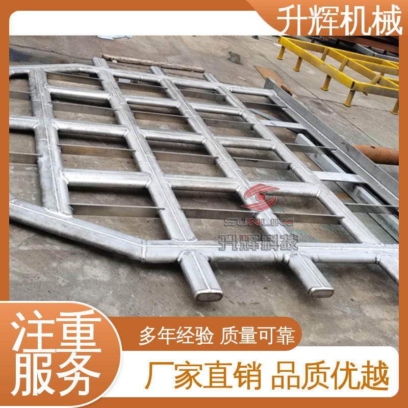 升辉机械 大口径烟道 圆口方口可选 按需定制 圆形百叶阀