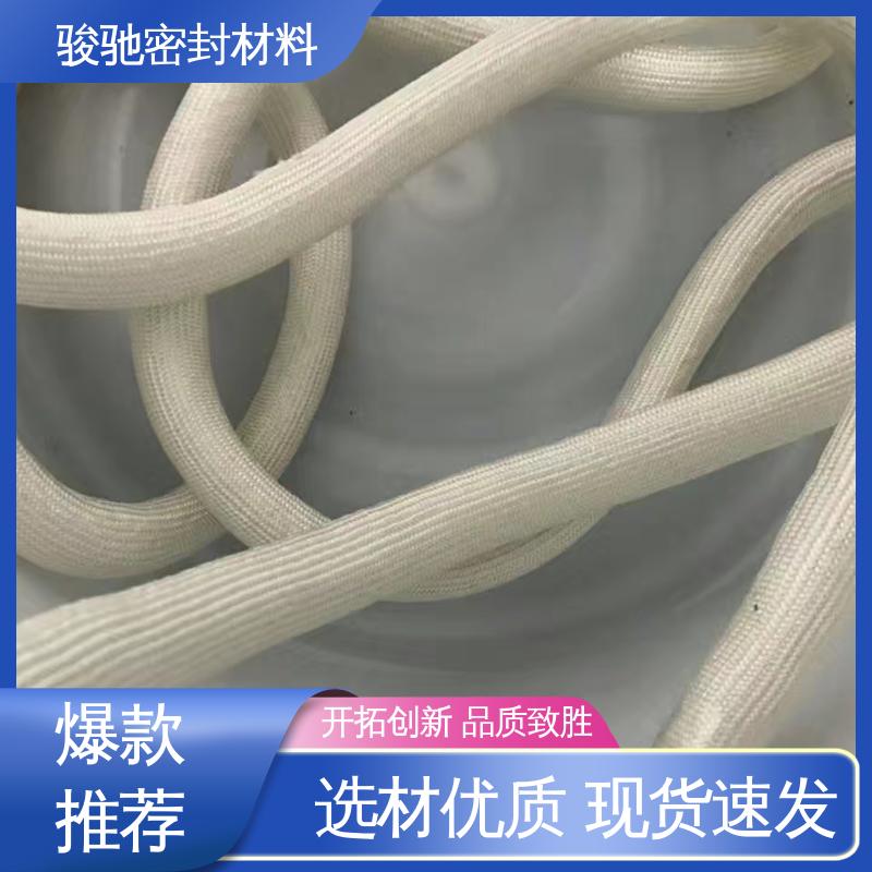 厂家批发 涂硅胶玻璃纤维套管 采用拉缠工艺 骏驰密封材料