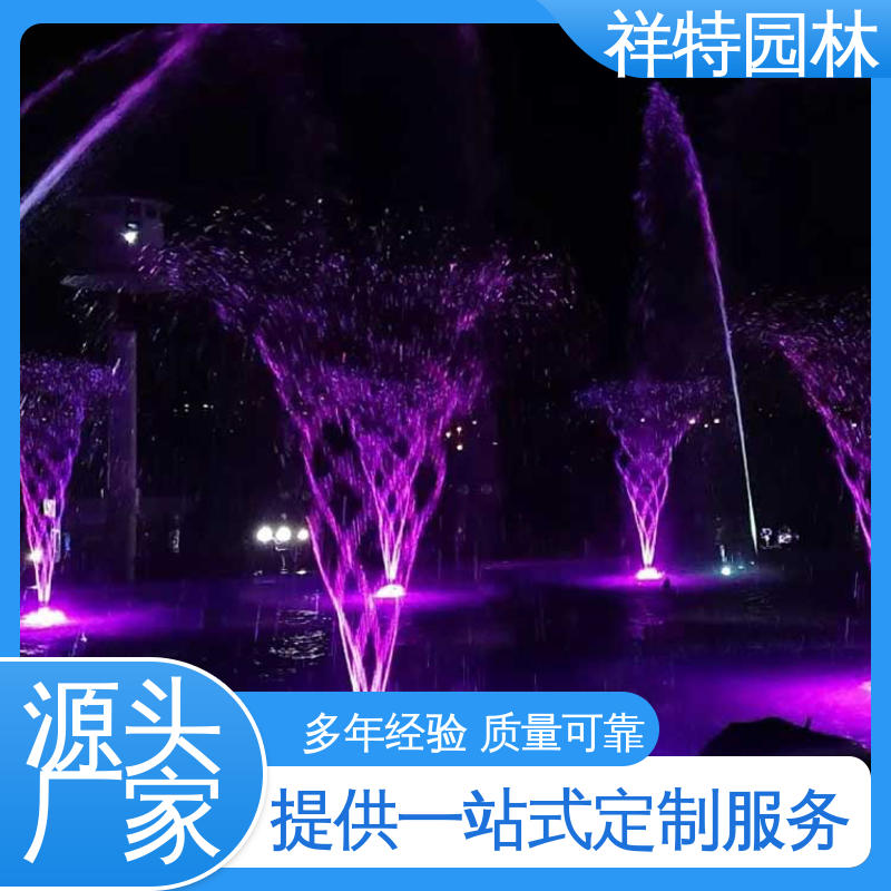 祥特园林 大型广场水幕景观 音乐喷泉公司 程序电脑控制 贴心售后