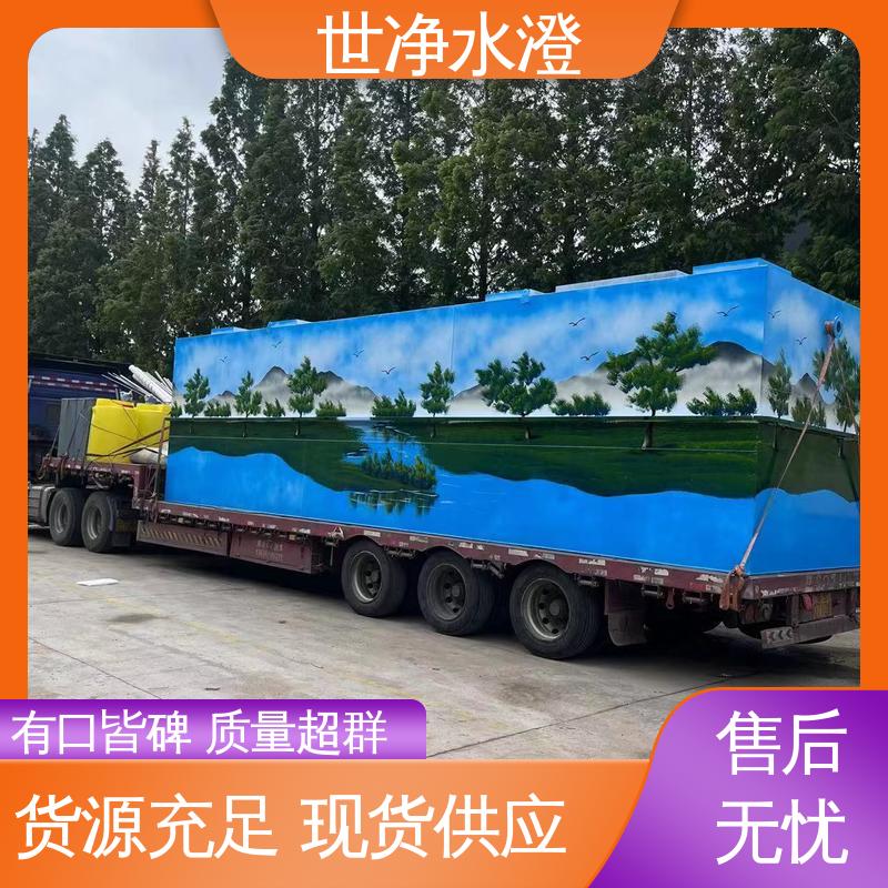 做工细致 化验污水处理设备 全自动运行 不锈钢 世净澄