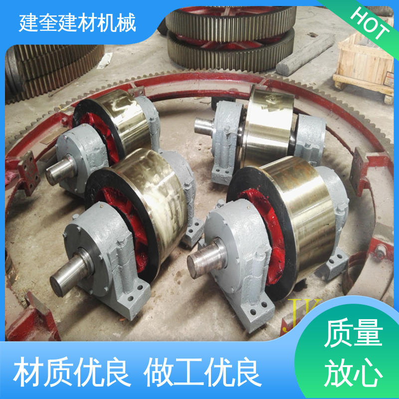 规格齐全 冷却机托轮 托辊总成配件 经久耐用 建奎建材