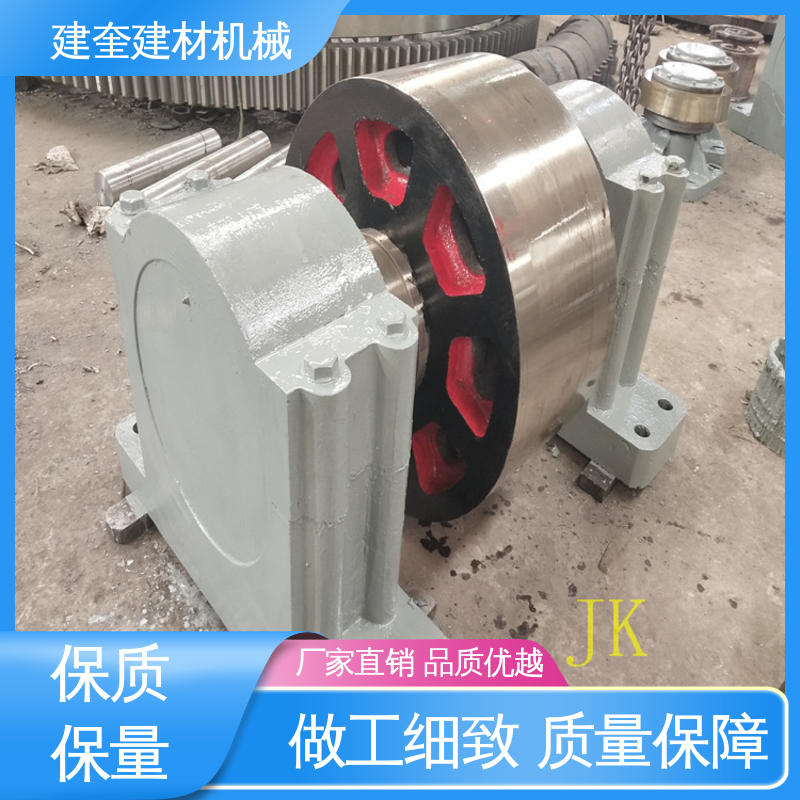  加工铸钢 结构强度高 冷却机托轮 不易磨损 建奎建材