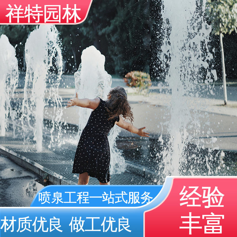 波光跳泉 球形喷嘴 七彩灯光排列 多年经验 祥特园林