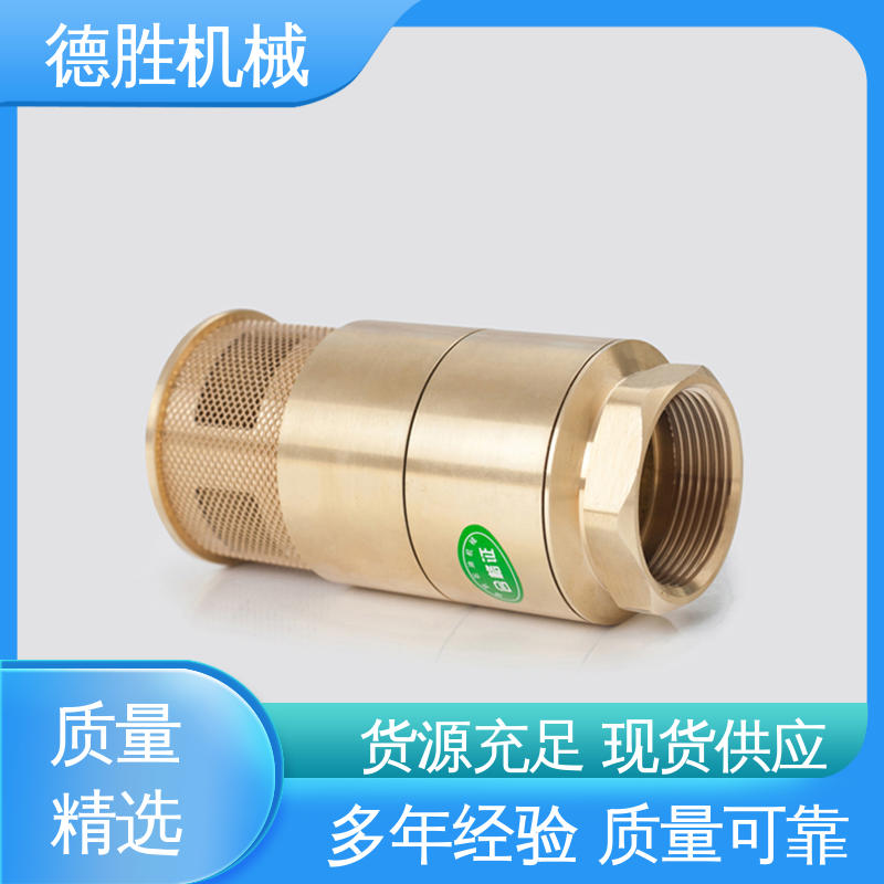 德胜 抗腐蚀性强 质量精选 规格齐全 铜过滤网 油罐双门止回阀